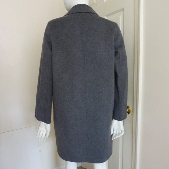 THEORY Boy Double Face Wool-Cashmere-Blend Coat - Picture 6 of 6